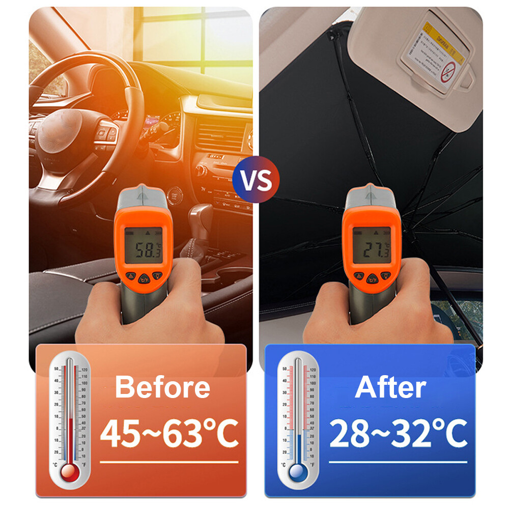 Sun Visor Car Windshield Shade Cover Front Window Shield UV Protection Foldable