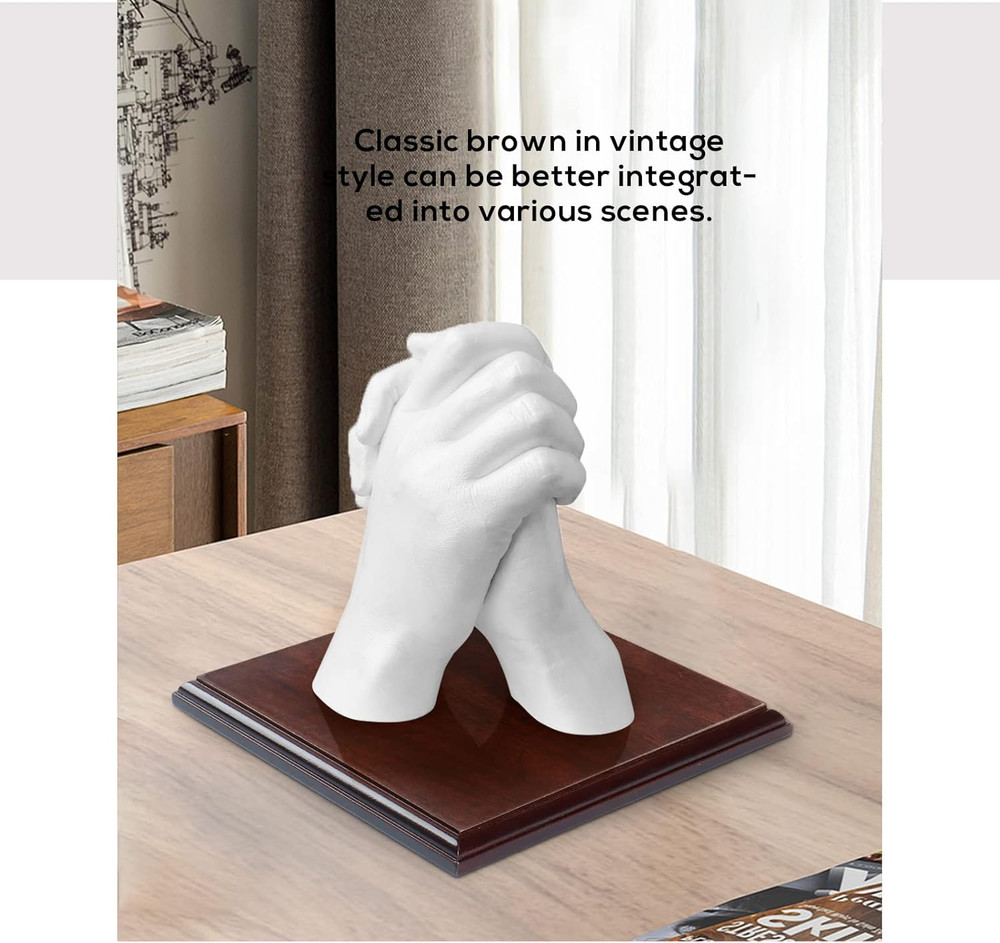 Wood Square Base-Hand Casting Structure Base, DIY Crafts, Keepsake Display, Art