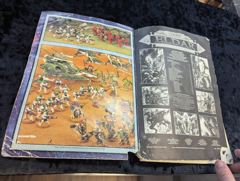 40K Warhammer Codex Eldar Rule Army Games Workshop Book