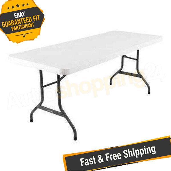 Lifetime 22901 6' White Granite Folding Table