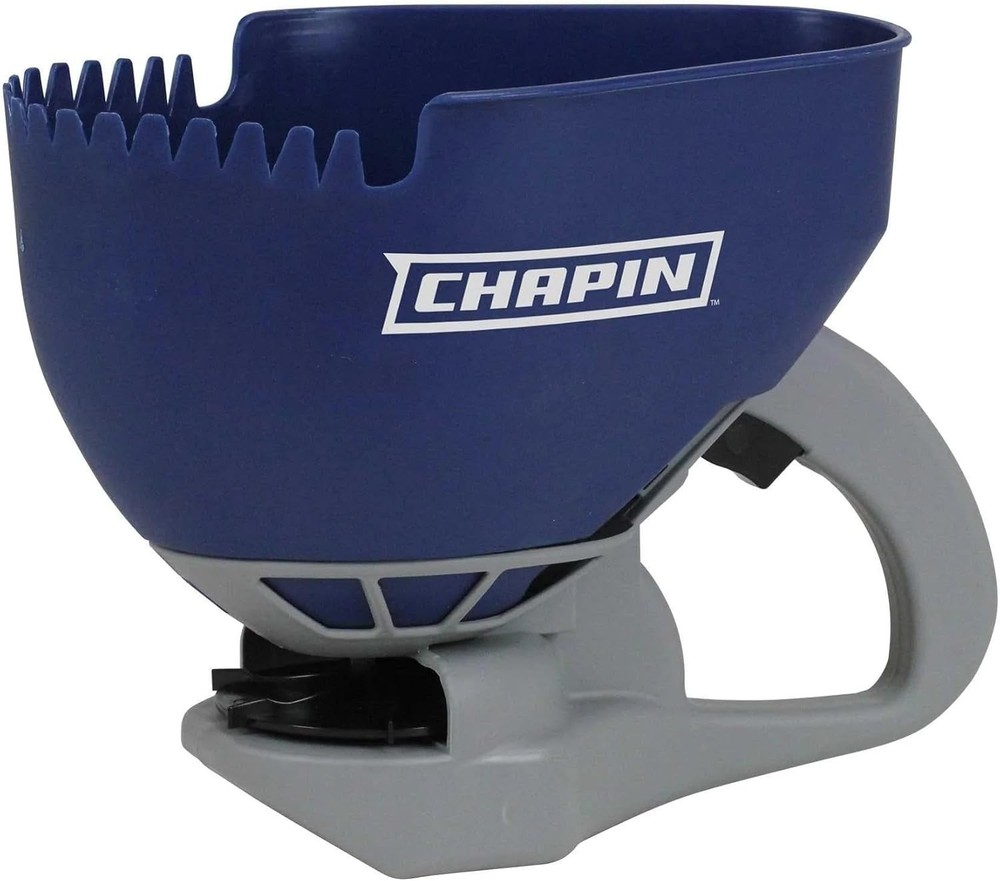 Compact 1.6L Ice Melt Spreader with Thumb Control - Perfect for Sidewalks