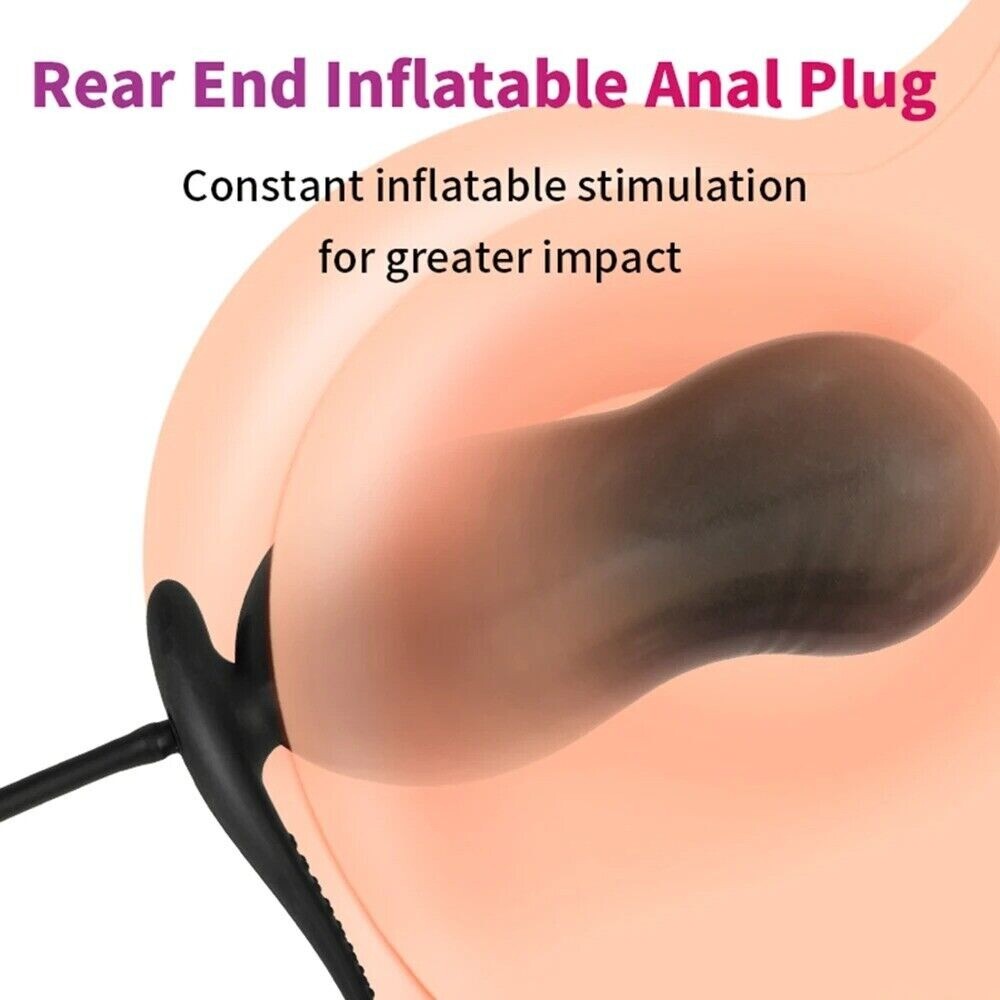 Silicone Spreader Dilator Expander Plug Inflatable Extreme Chastity for Couple