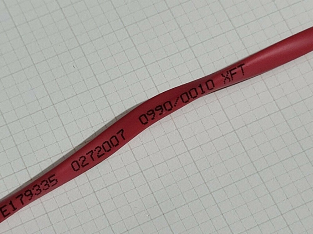 Advanced Digital Cable 981202 12/2C Solid Plenum Fire Alarm Wire Cable Red /50ft