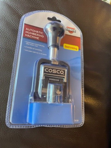 NEW Cosco Self-Inking Automatic Numbering Machine 026138 SEALED