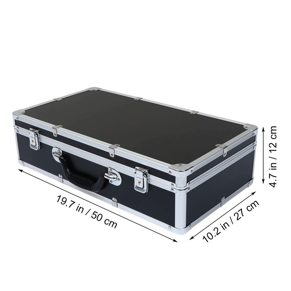 Portable Tool Box Multifunction Hard Storage Case with Foam Inserts 19.68X11....