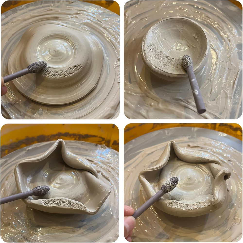 Texture Tool Sets for Clay Art - Oval Clay Modeling Pattern Rollers Kit with ...