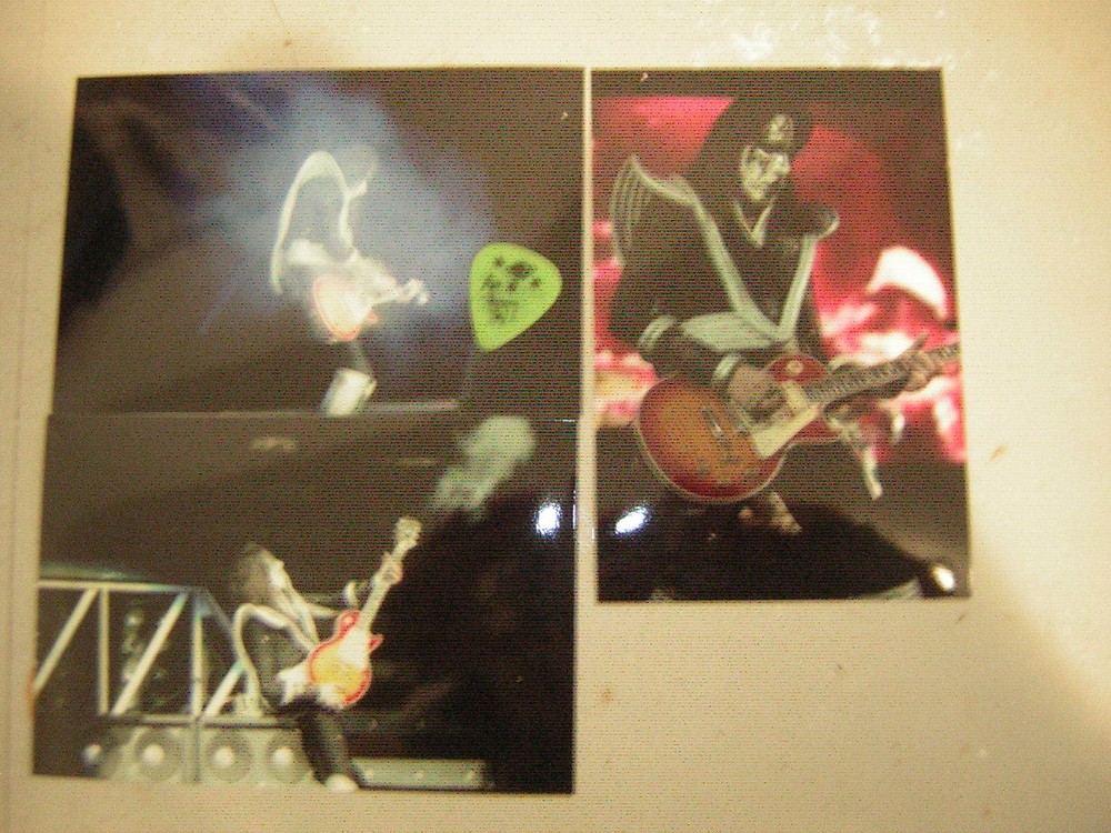 KISS ACE FREHLEY GUITAR PICK CITY LONG ISLAND   6/8/2000  W/UNPUB.PHOTOS
