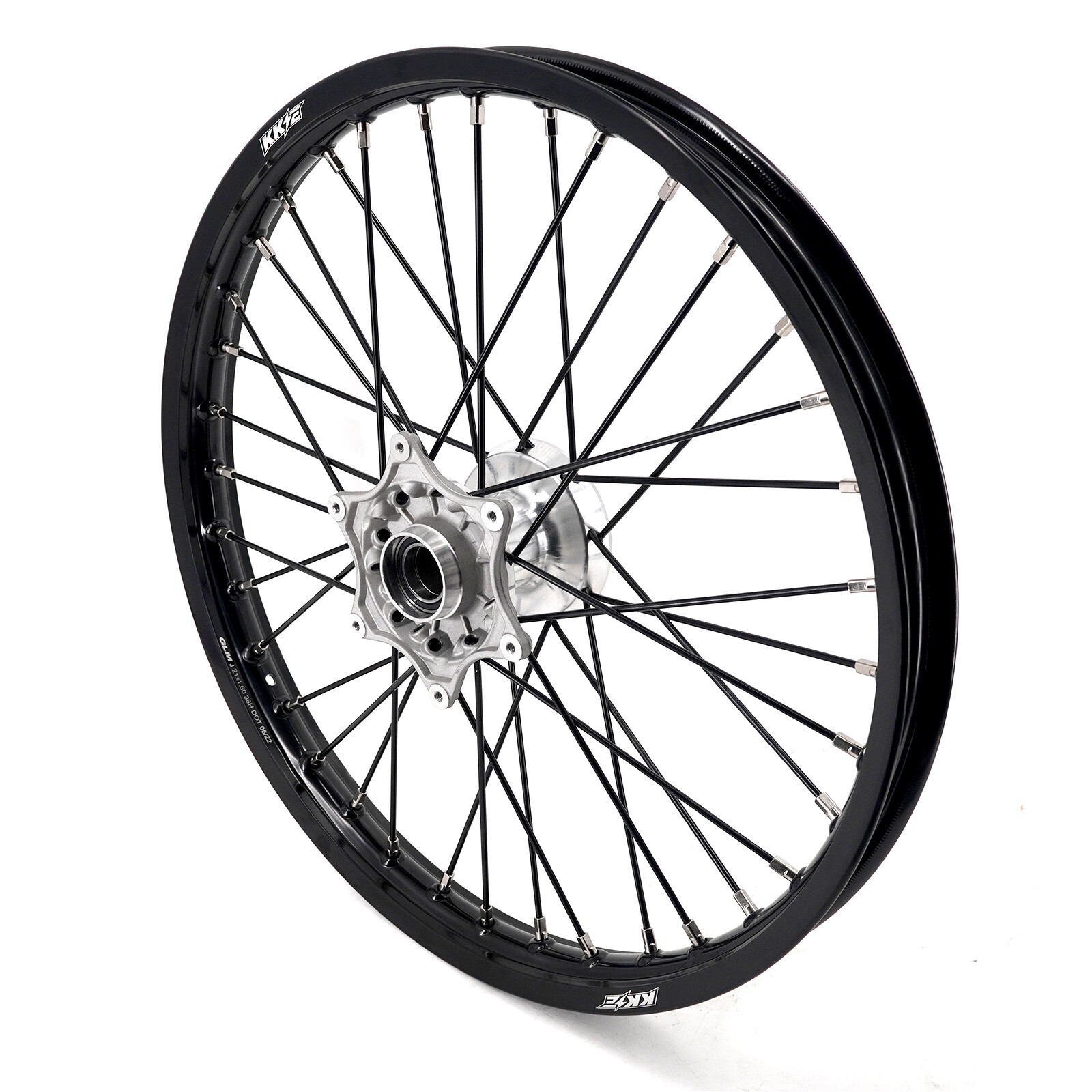 KKE 21/18'' Cast Black Spoke Wheels Rim for GAS GAS EC250 EC300 EX450F 2021-2024