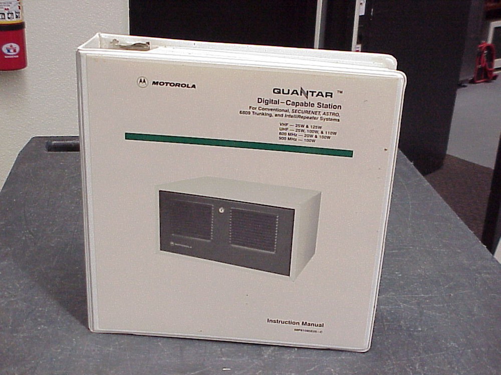 Motorola Quantar Digital Capable Station Manual 68P81095E05-C