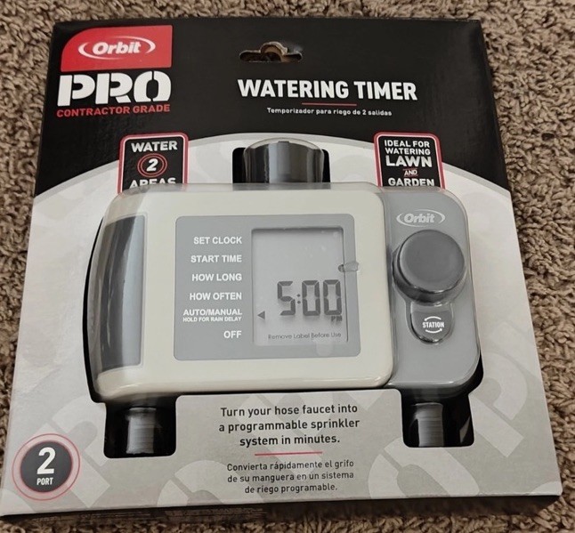 Orbit Pro Contractor Grade Watering Digital Timer 2 Port 26622