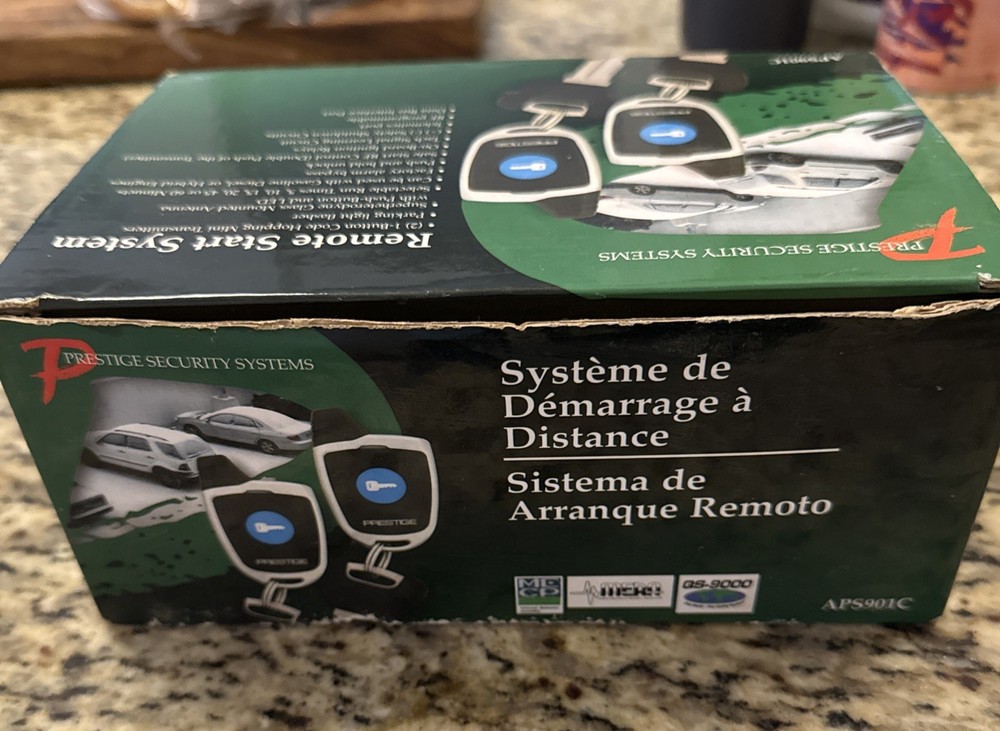 Prestige Security Remote Start System APS901C Audivox Open Box