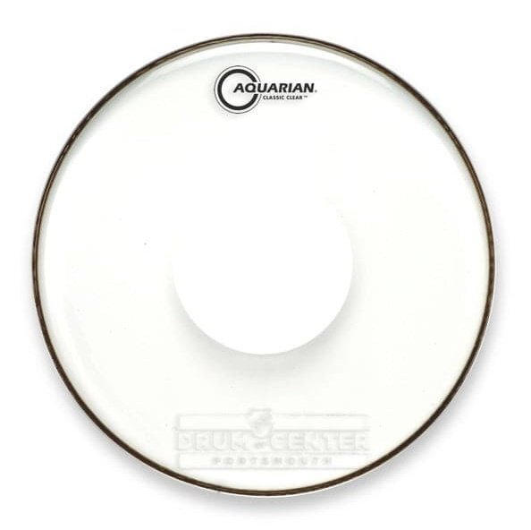 Aquarian Classic Clear Power Dot Drumhead 16"