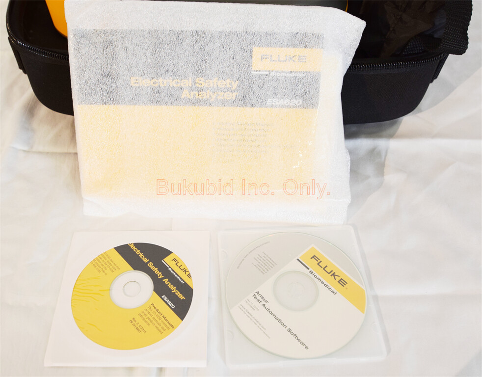 Fluke ESA620 Electrical Safety Analyzer with Software & Accessories