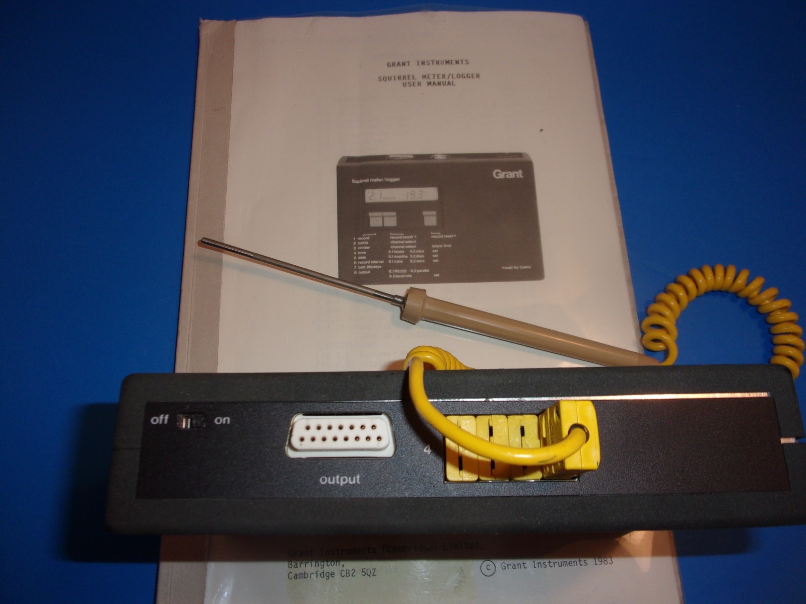 Grant SQ-4K Data Logger 12-BIt Squirrel Meter 0 to 250 C