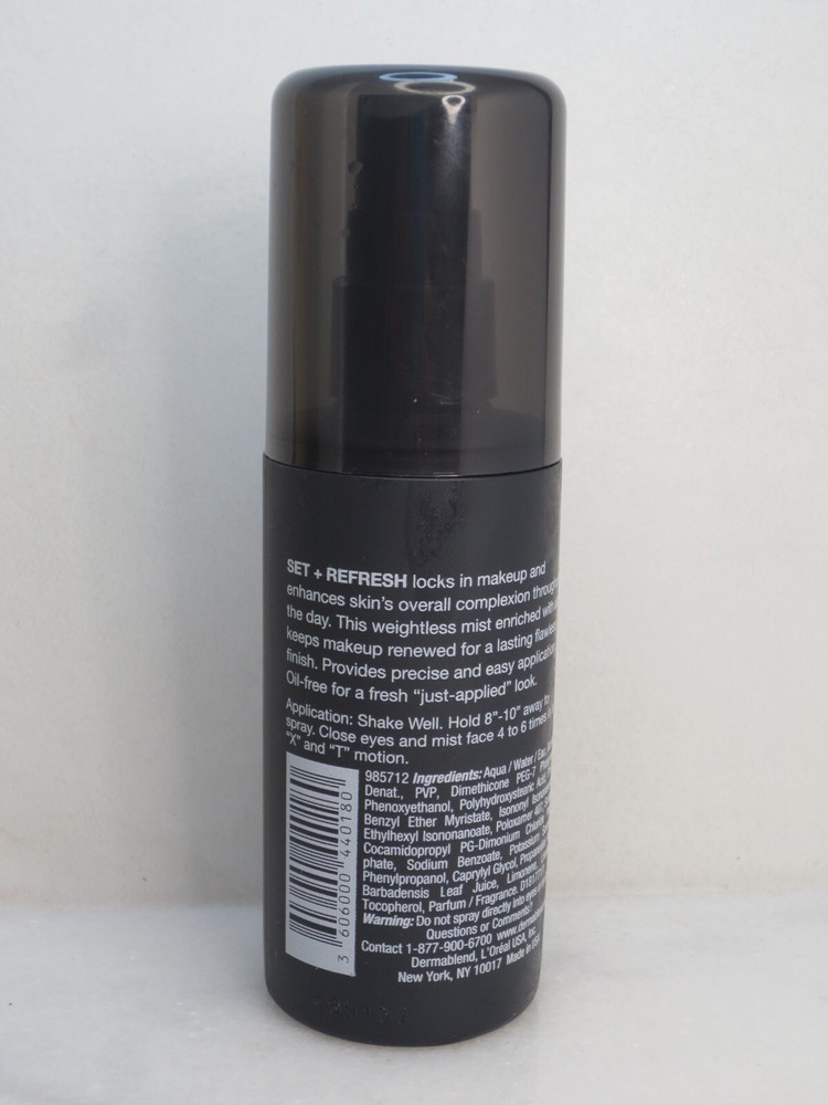 DERMABLEND SET + REFRESH LONG LASTING MAKEUP SETTING SPRAY 3.4 OZ NWOB