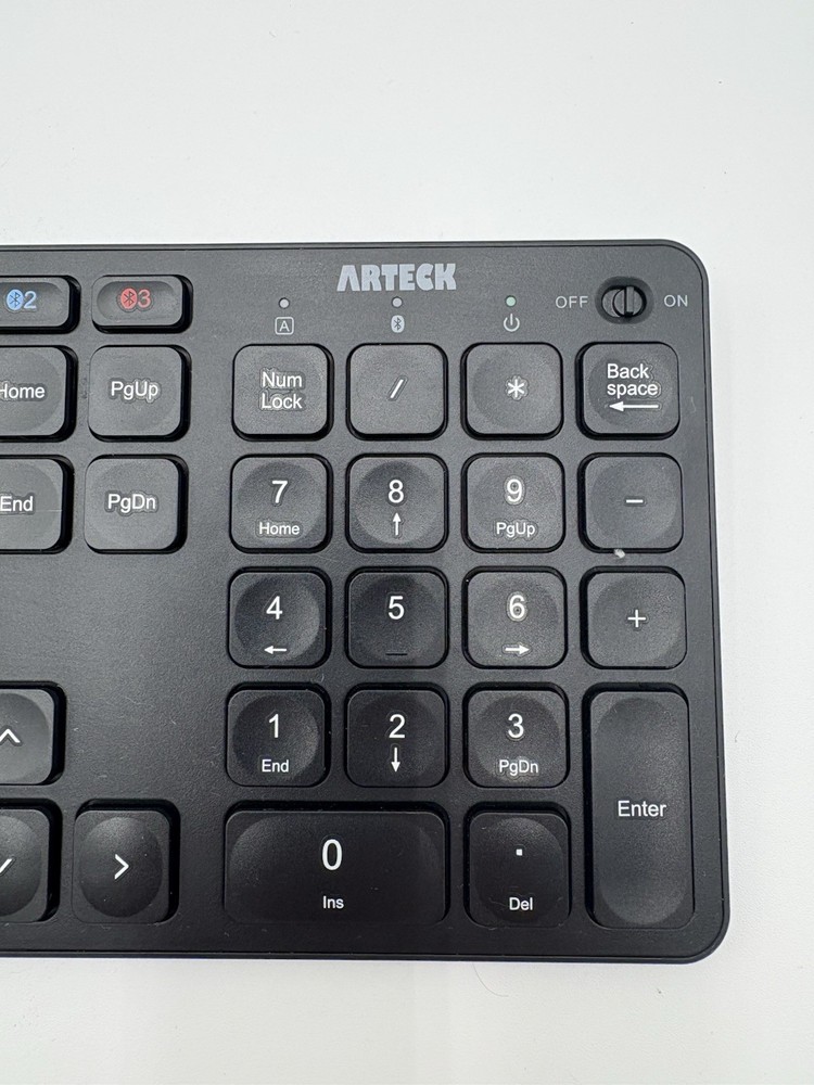 Arteck Universal Multi-Device Bluetooth Keyboard and Mouse Full Size Wireless