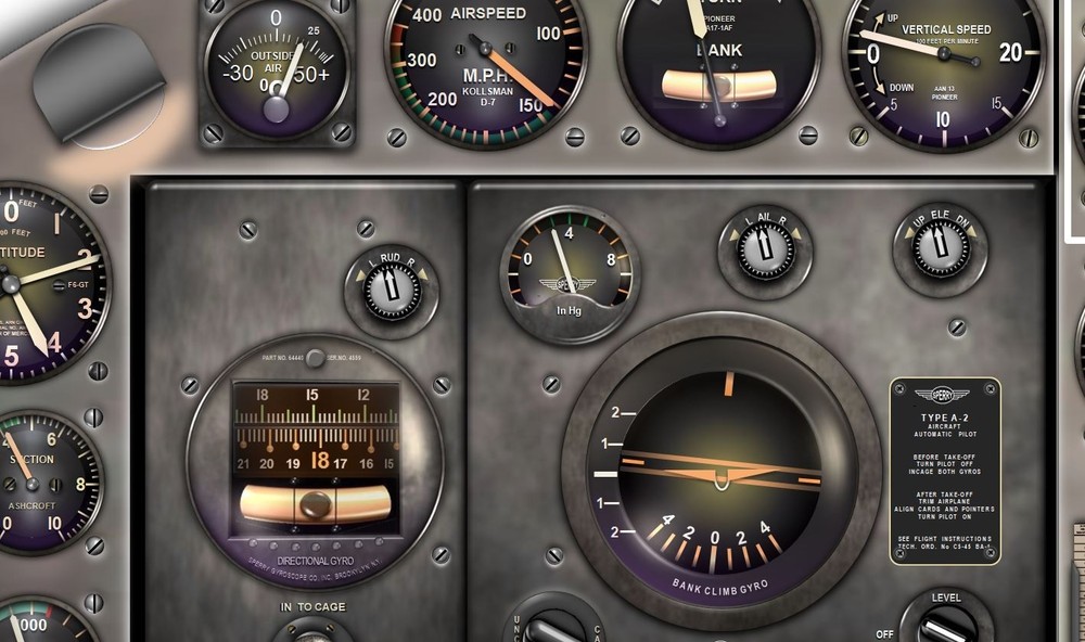 B17 FORTRESS COCKPIT instrument panel CDkit