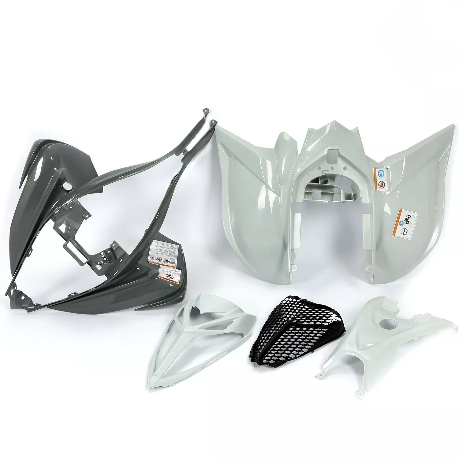For Yamaha Raptor 700 700R Plastics Bodywork Fenders COMPLETE Set 2006-2025 GRAY
