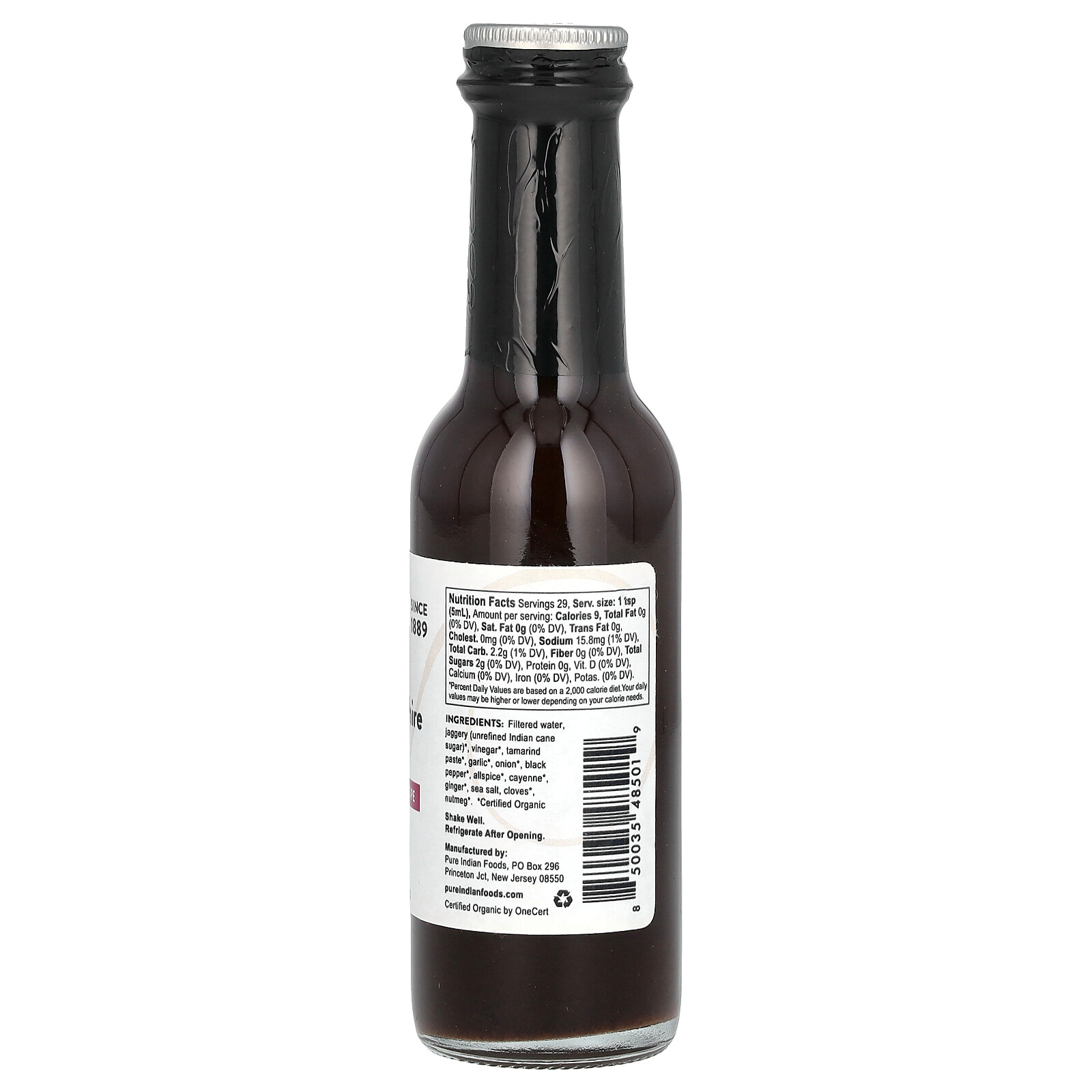 Organic Worcestershire Sauce, 5 fl oz (148 ml)