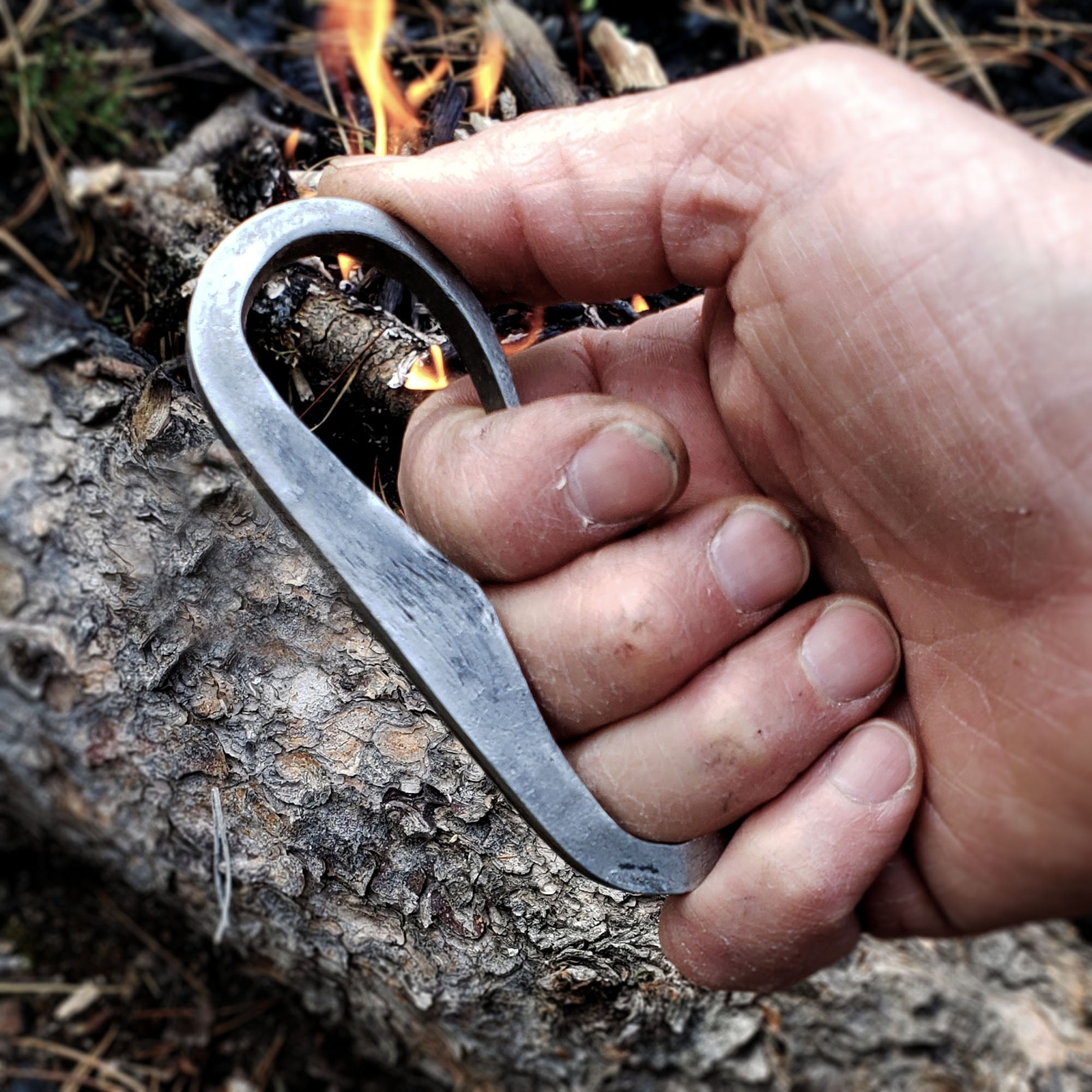 Traditional Fire Steel - Steel Flint Striker for Bushcraft Fire Starting