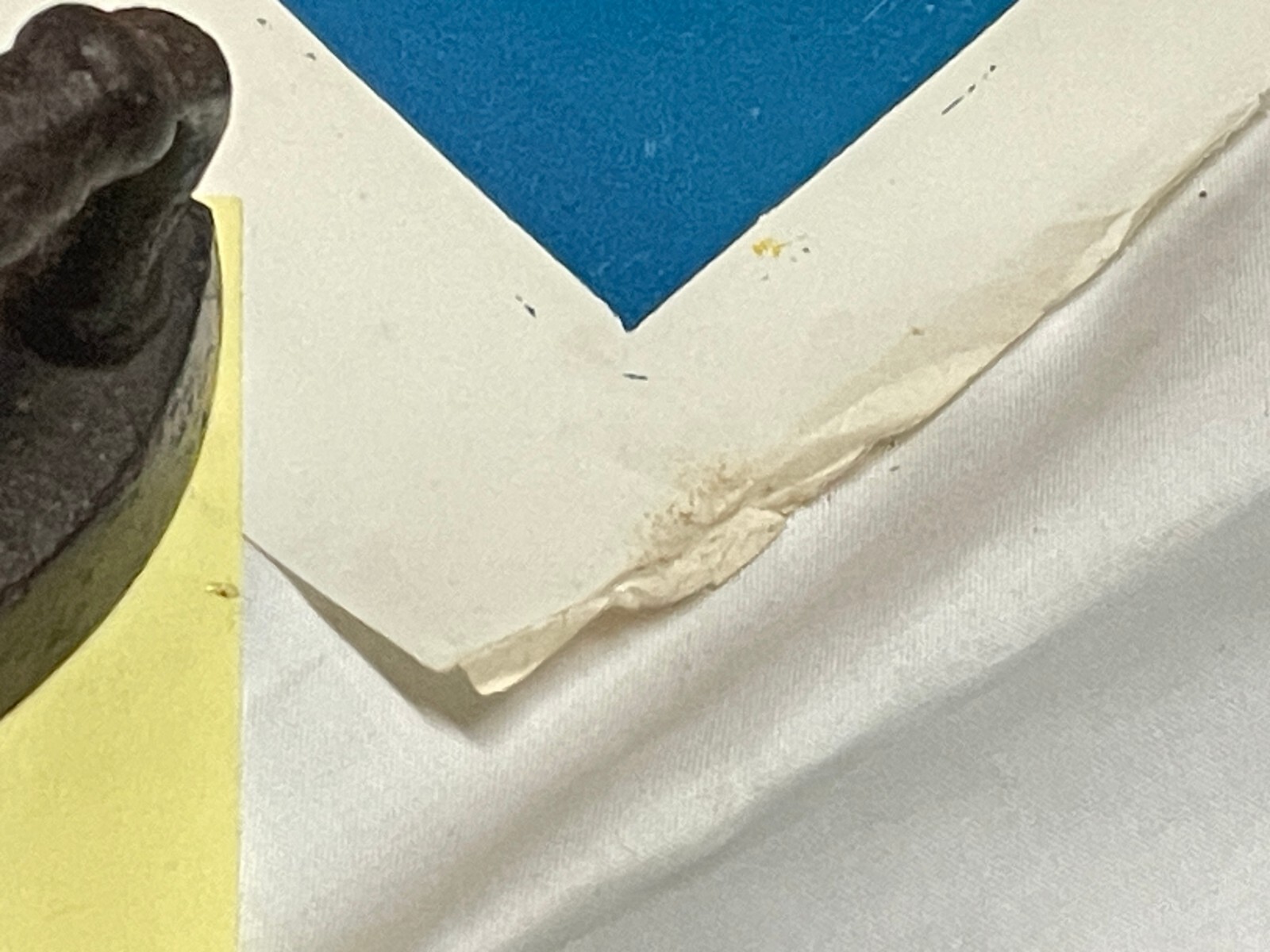 28" x 42" Original Vtg Fisher Bros Circus Poster Clown With Glasses Arkansas #3