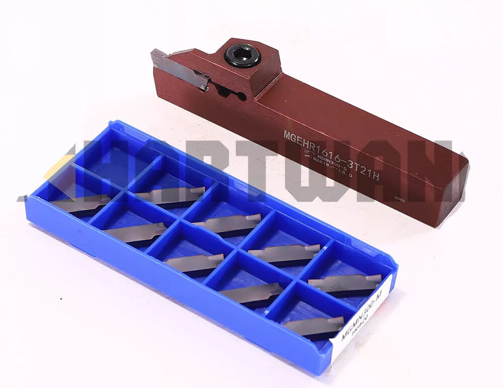 Lathe Grooving Tool Parting Grooving Cut-Off MGMN300-M Carbide Inserts For MGEHR