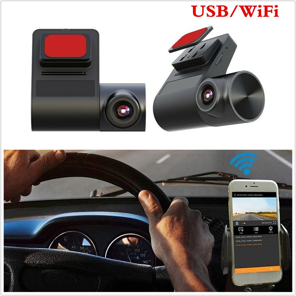 Car Front Windshield DVR Dash Camera Loop Recording ADAS 170° Wide Angle Dashcam
