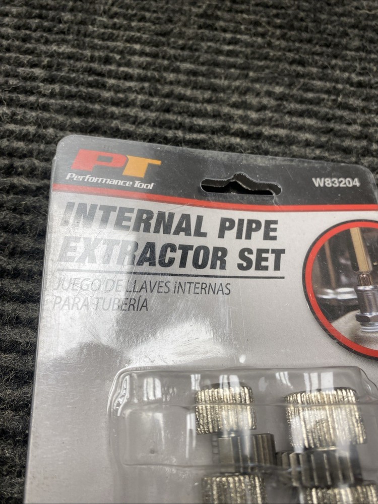 Performance Tool W83204 2 Piece Set 1/2", 3/4", Internal Pipe Extractor