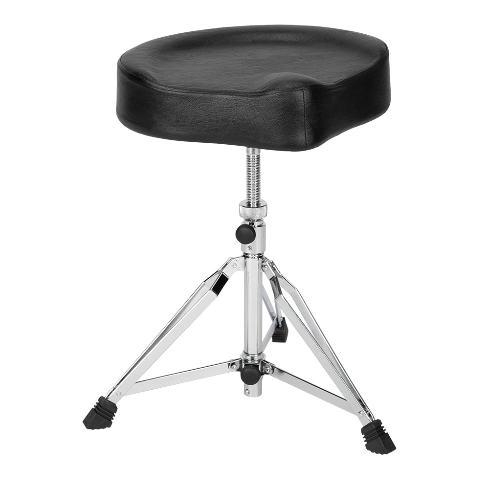 Glarry Drum Throne Stool Padded Rotatable Height Adjustable