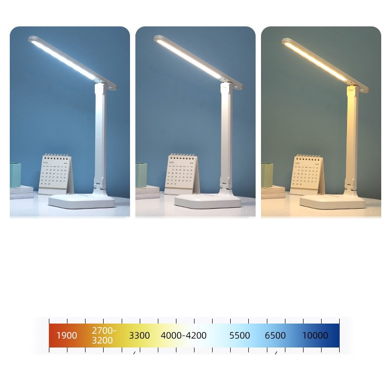 LED Desk Lamp Touch Sensor Reading Foldable Table Lamp Eye Caring Reading Light