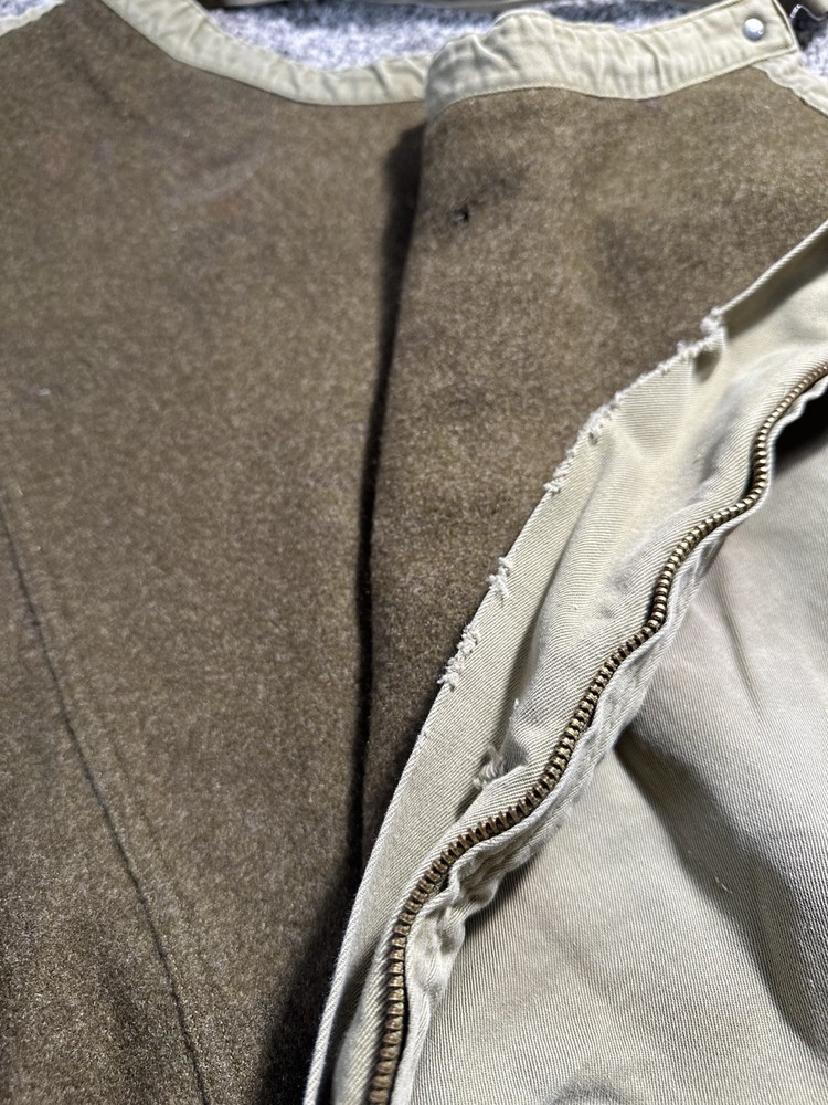 WW2 40s US Army Second Pattern Tanker Bib Overalls