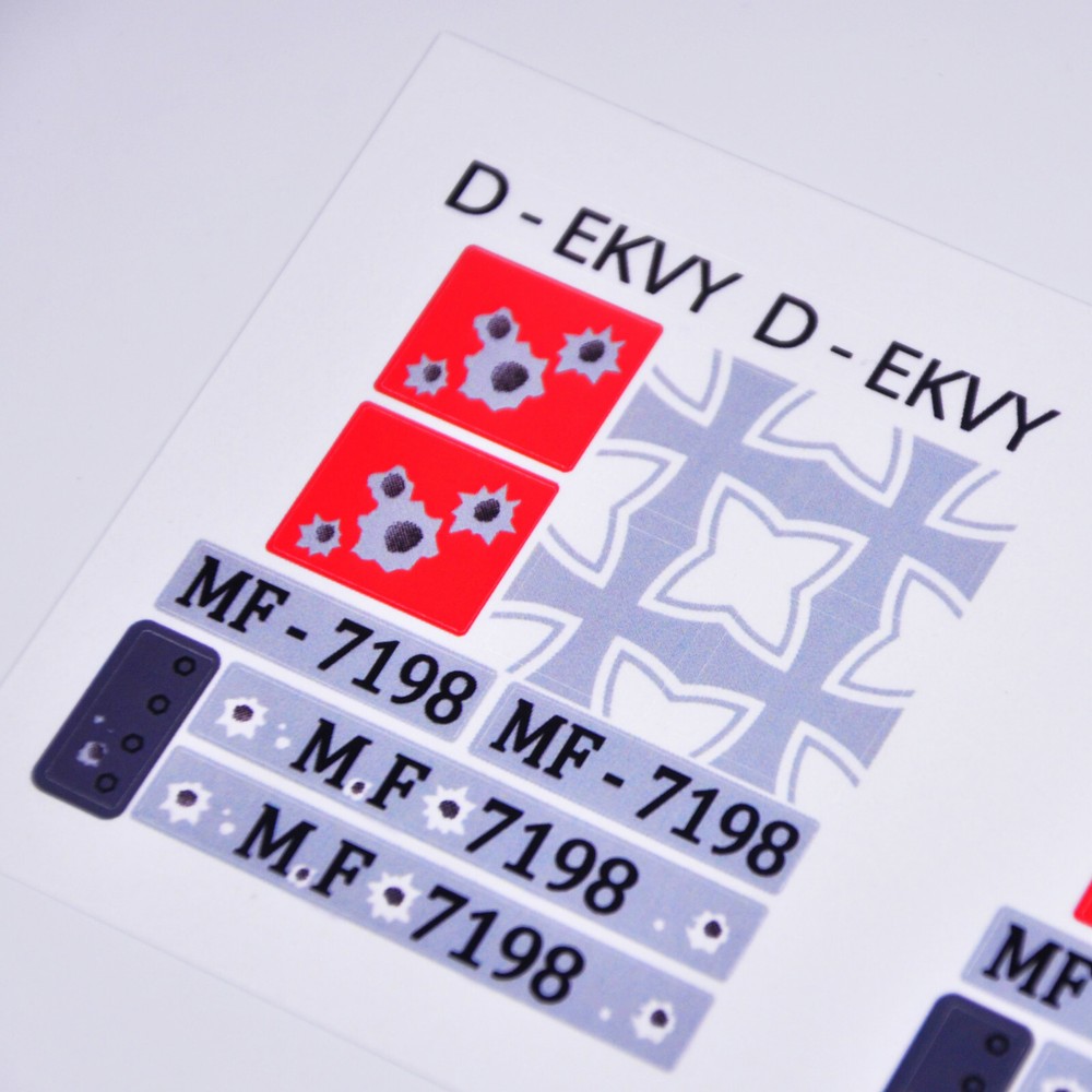 Replacement sticker for set 7198 Precut sticker*2