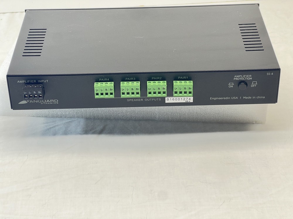 Vanguard Dynamics SS-4 - 4 Zone Speaker Control Tested and Working