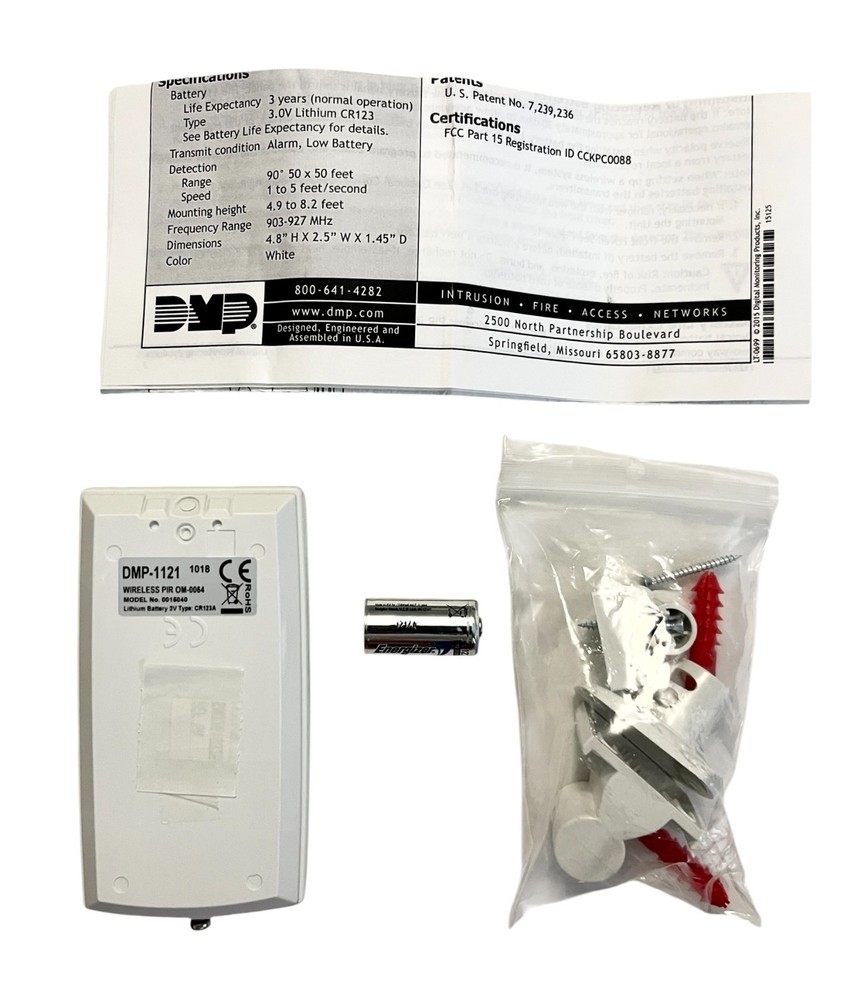 DMP 1121-W Wireless PIR Motion Detector