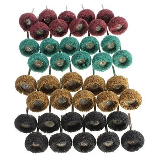 Versatile 40-Piece Buffing Wheel Set – 1" Diameter for Efficient Rotary Tool Use