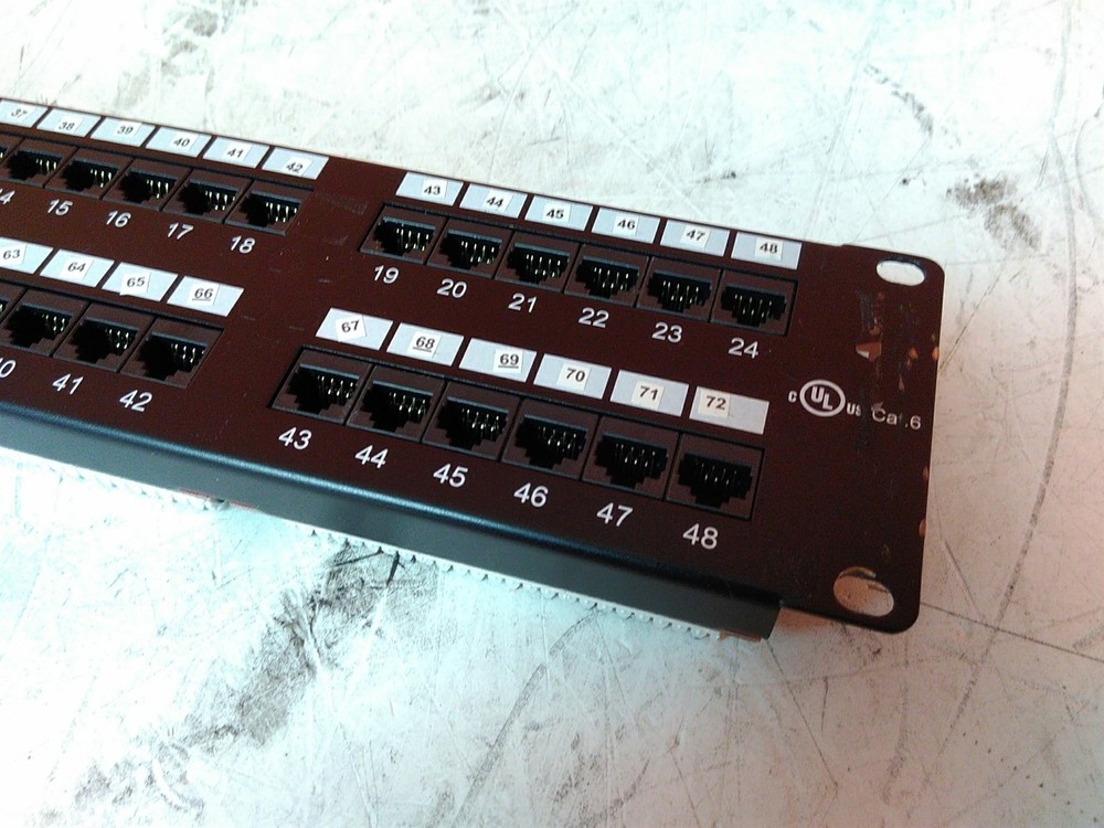DataComm 20-5648 48 Port Cat 6 Network Patch Panel