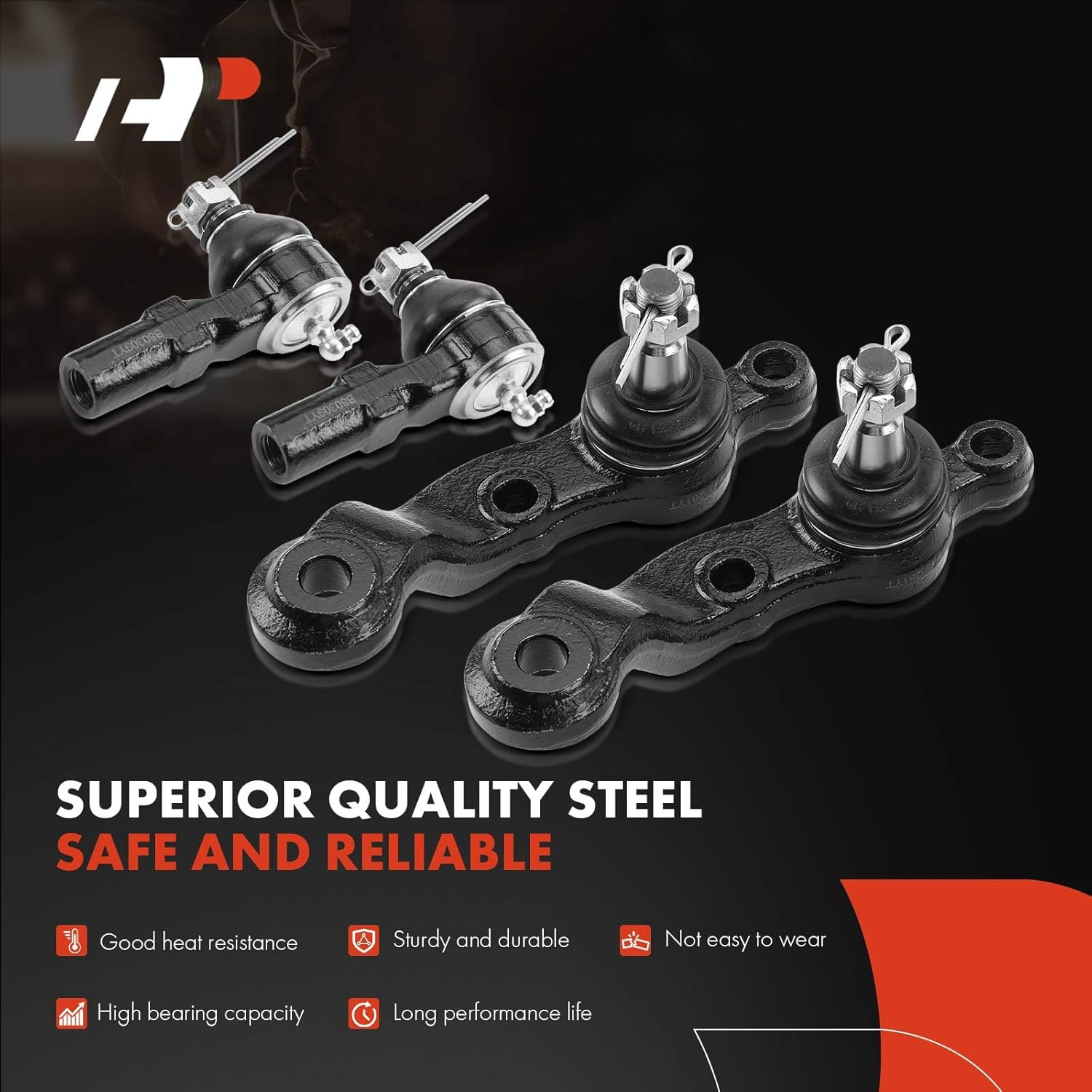 8pc Front Suspension Kit Ball Joint Tie Rod Fits Toyota Tacoma 1995-2004