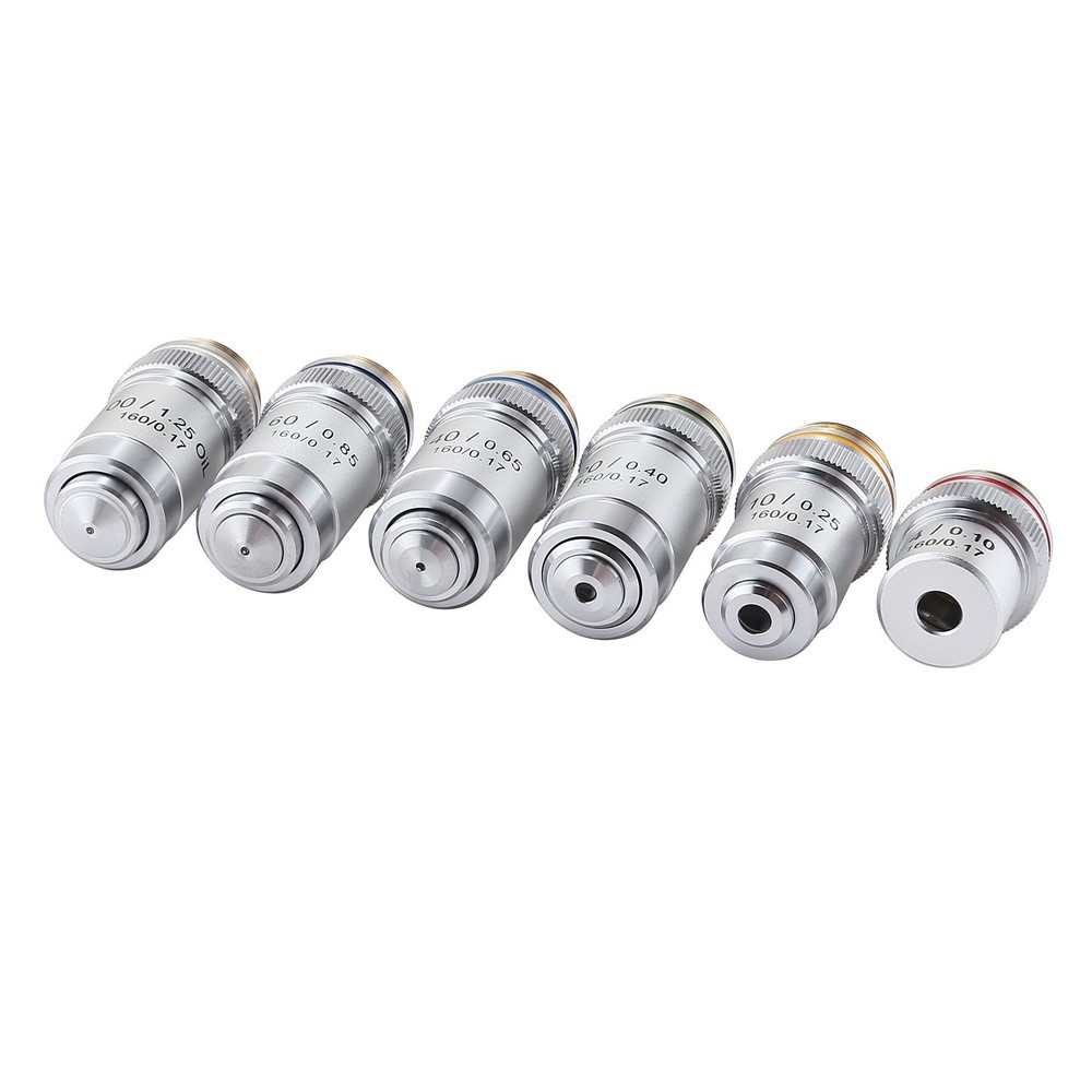Achromatic Microscope Objective Lens Laboratory Biological Microscope Parts 195