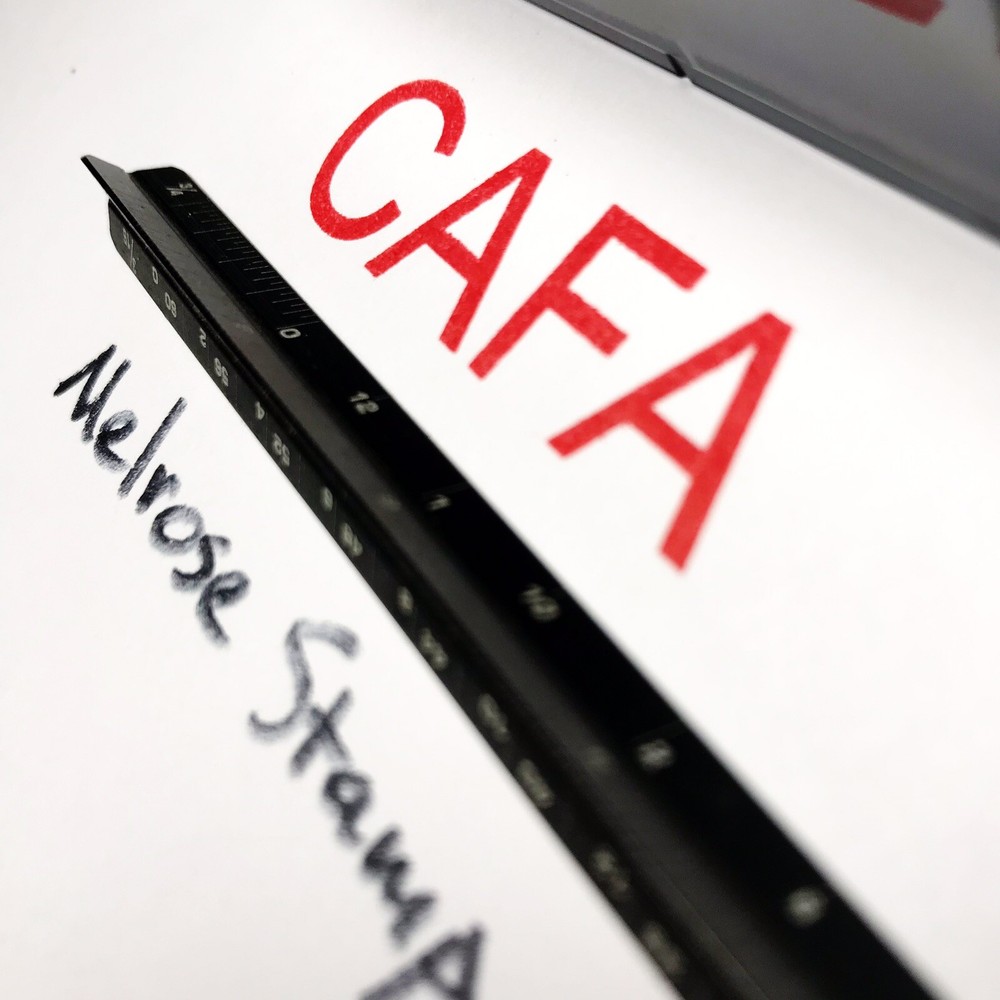 CAFA Rubber Stamp Red Ink Self Inking Ideal 4913