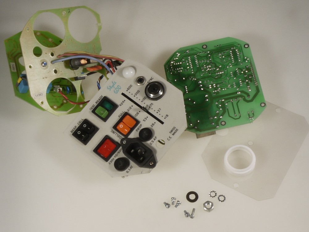 PRL) ELINCHROM STYLE 600 ELECTRONIC COMPONENT CARDS FLASH BUTTONS