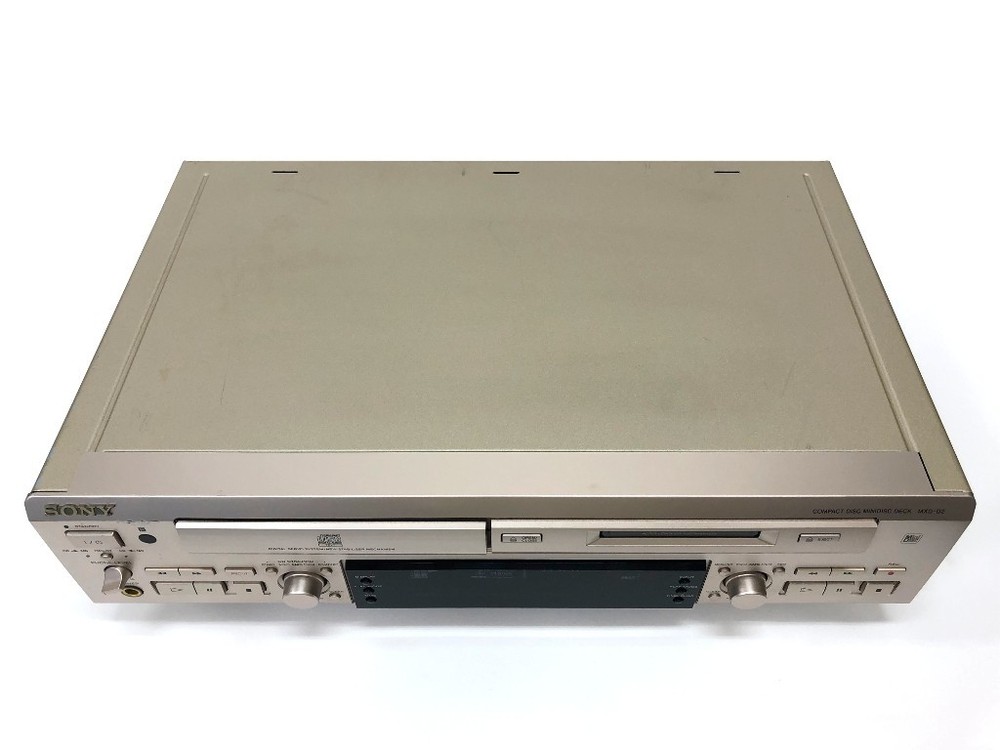 SONY MXD-D2 MD/CD all-in-one deck Operation Tested w/ Remote