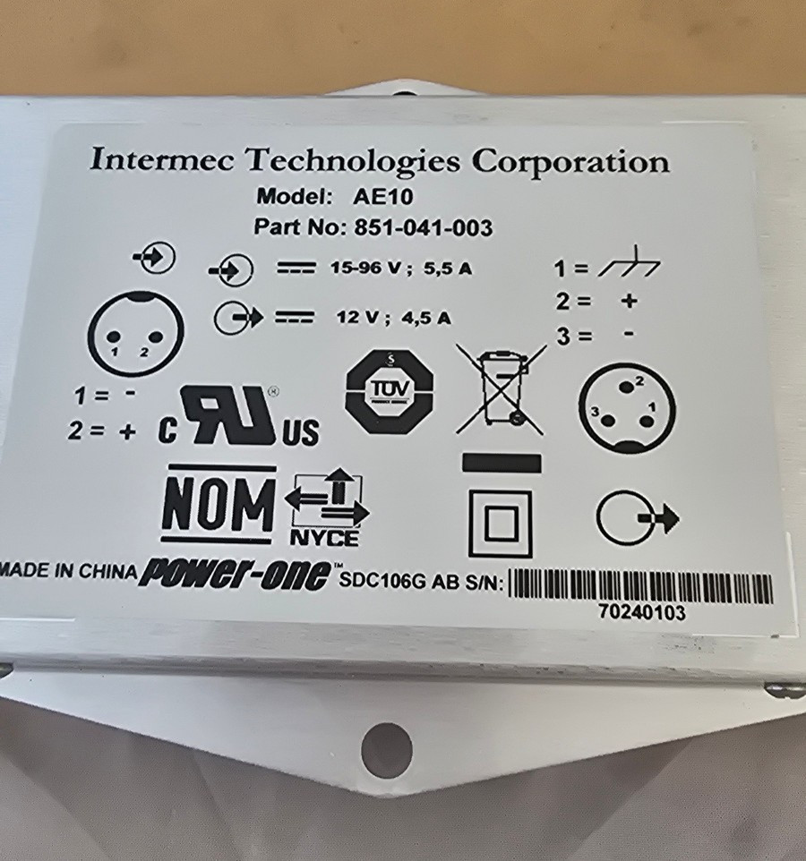 Intermec Technologies AE10 851-041-003 Power Supply