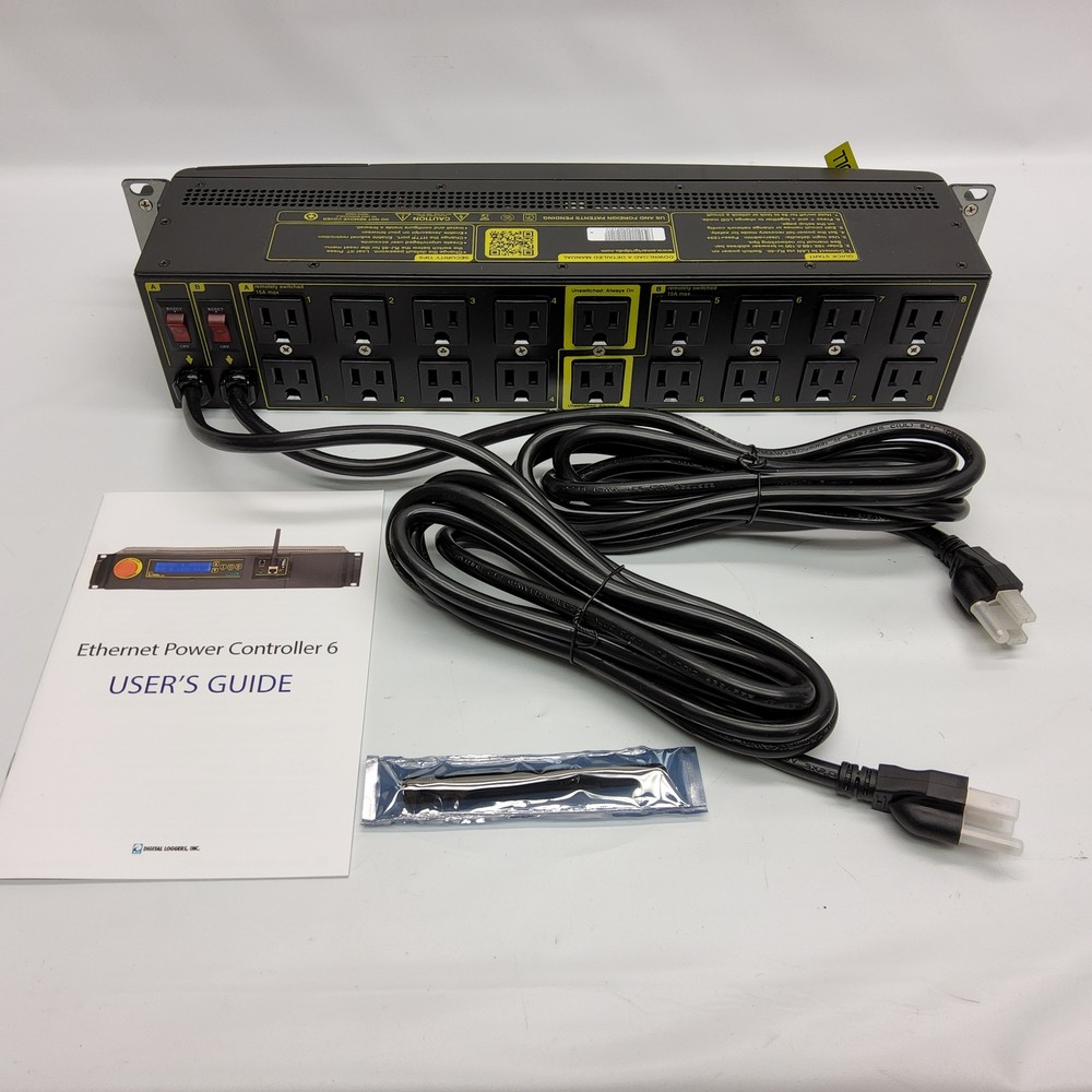 Digital Loggers DLI Ethernet Power Controller EPCR6 Remote Power Switch 18