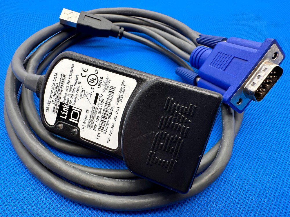 IBM USB conversion cable 39m2899 IBM USB KVM Cable Cat5