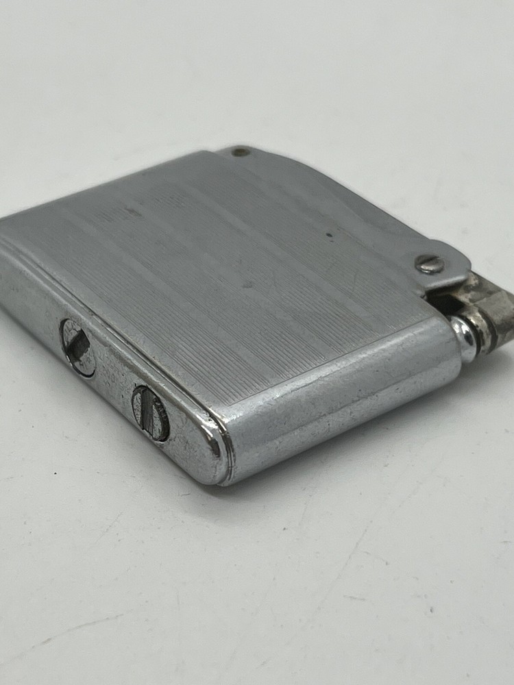 Vintage Silver-tone Ronson Adonis Pocket Lighter Engraved LGA