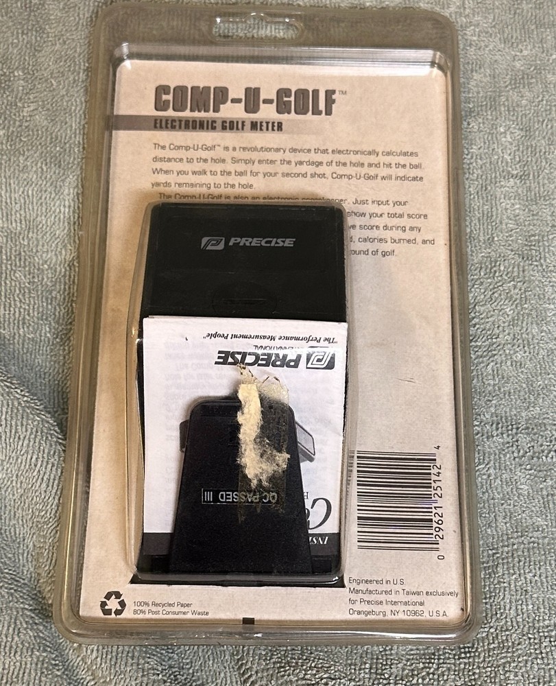 Comp-U-Golf Electronic Golf Meter - Measures Distance, Keeps Score, etc. - New