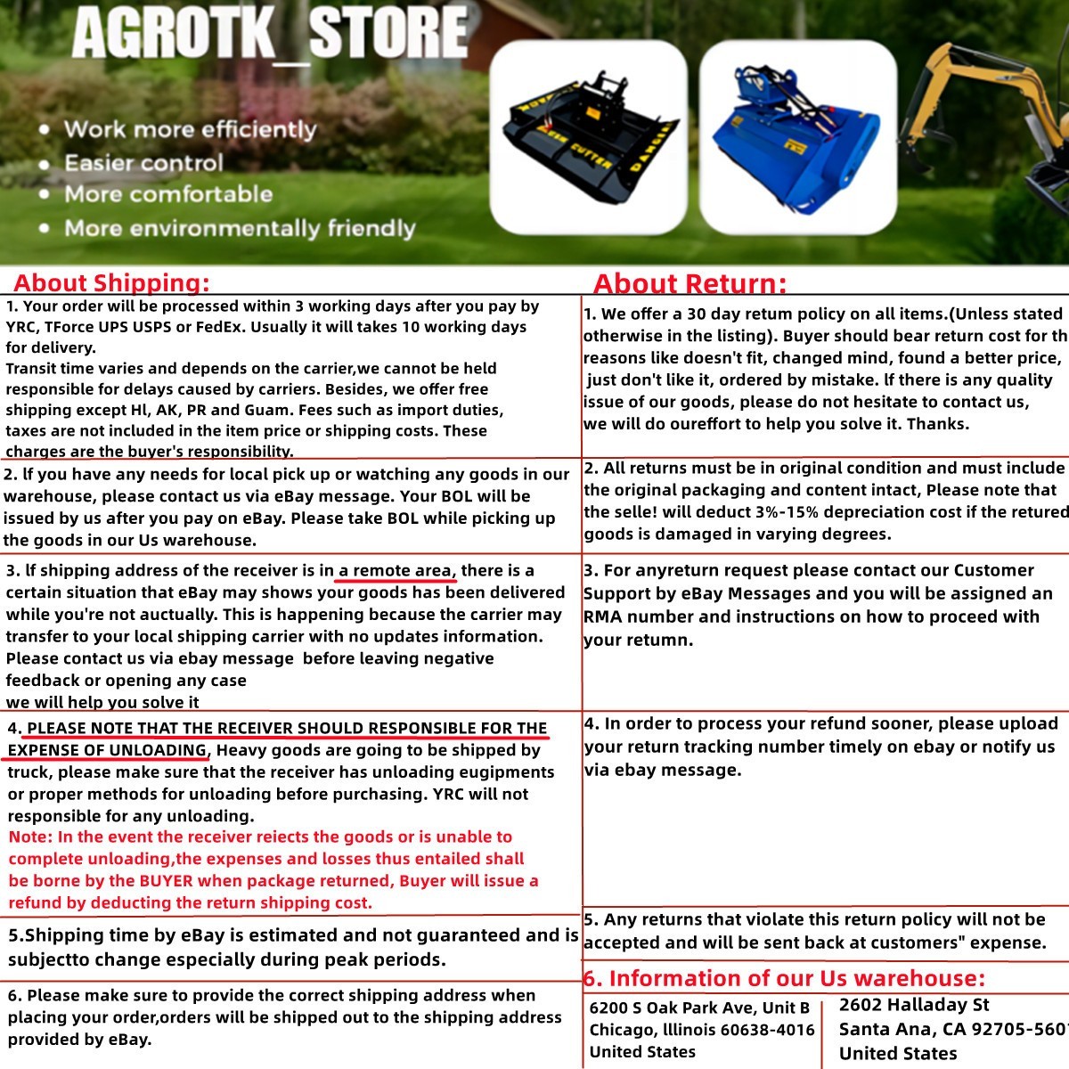 Agrotk Hydraulic Orbital Motor for SSEFGC175 Skid Steer Flail Mower Attachment