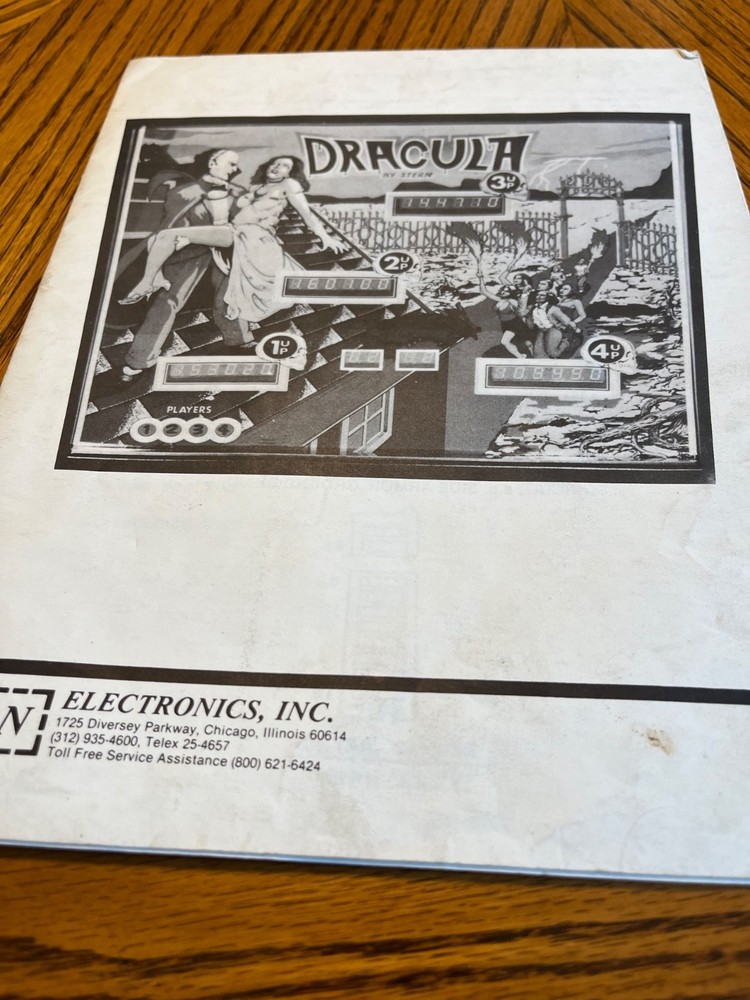 Dracula Pinball Manual