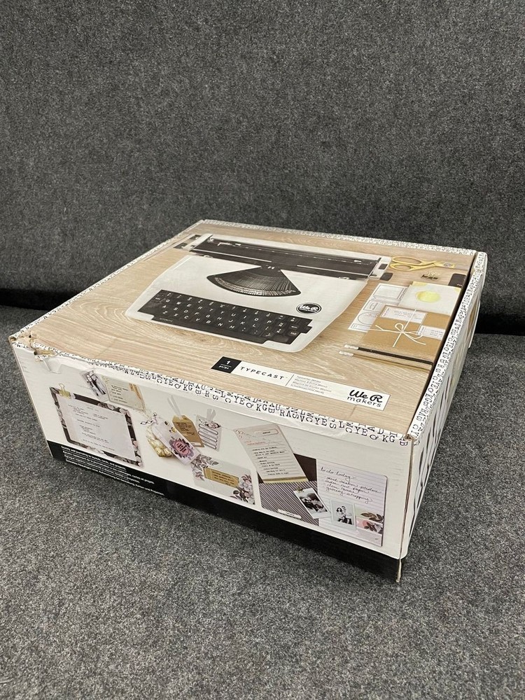 WE R MEMORY Keepers Typecast Typewriter White