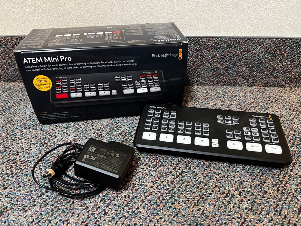 Blackmagic ATEM Mini Pro HDMI Switcher Great Condition